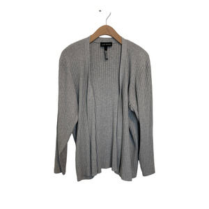 Lane Bryant Long Sleeve Cardigan Size 18/20 Sweater Gray Button-front